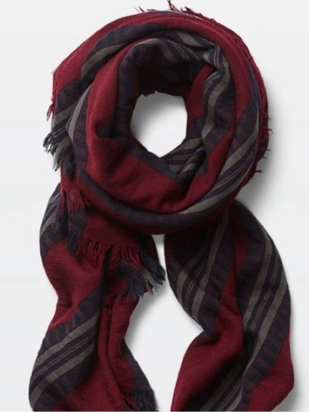Wilfred aritzia striped blanket scarf